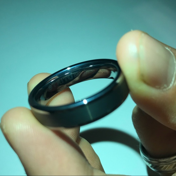 Triton 6MM Tungsten Carbide Ring Round Edge 12.5 - Picture 3 of 6